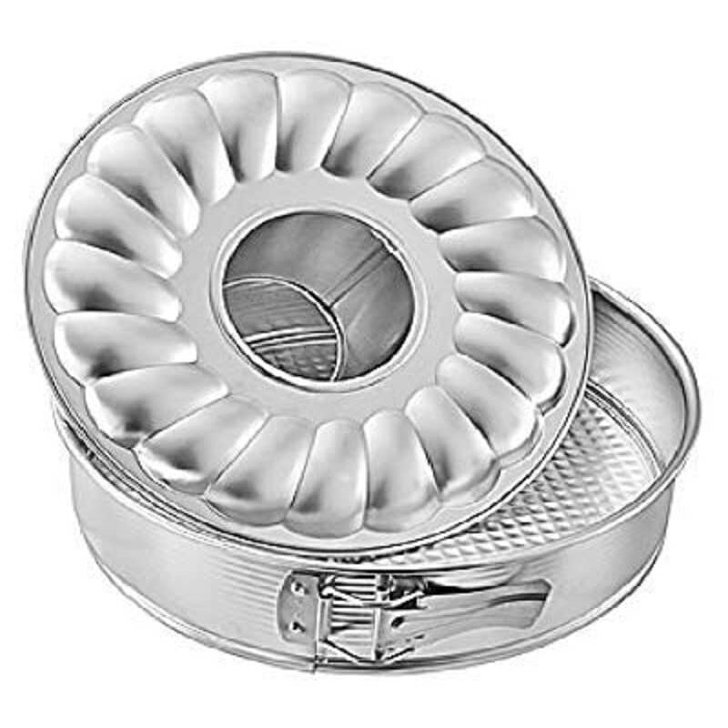 foto del prodotto silver tortiera a 2 fondi apribile 26cm in acciaio stagnato. colore argento , quantit 1 pezzo zenker