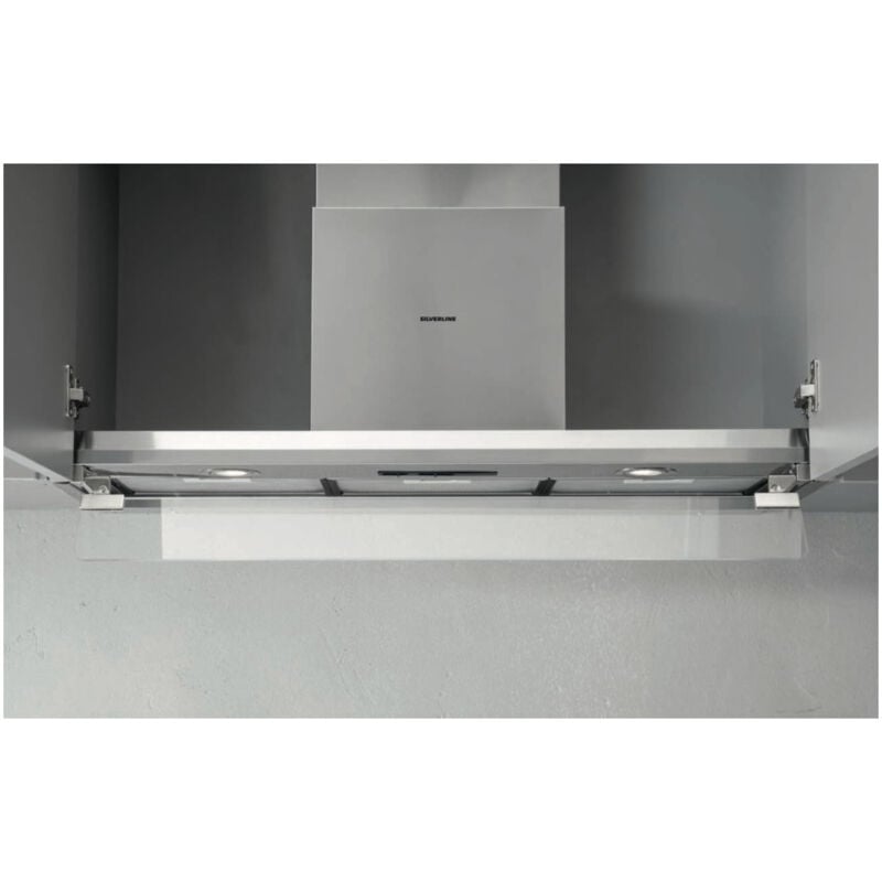 foto del prodotto silverline 3129 inside 1. potenza massima di estrazione 465 m h, tipo di estrazione aspirante filtrante, classe di efficienza dinamica del