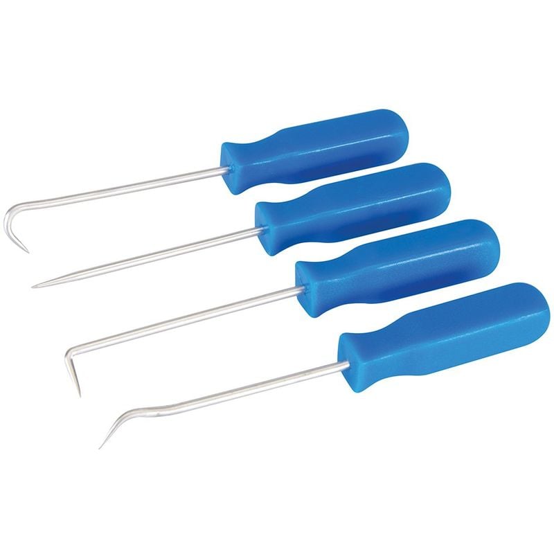 foto del prodotto silverline 427723 pick and hook set 4 piece 140mm