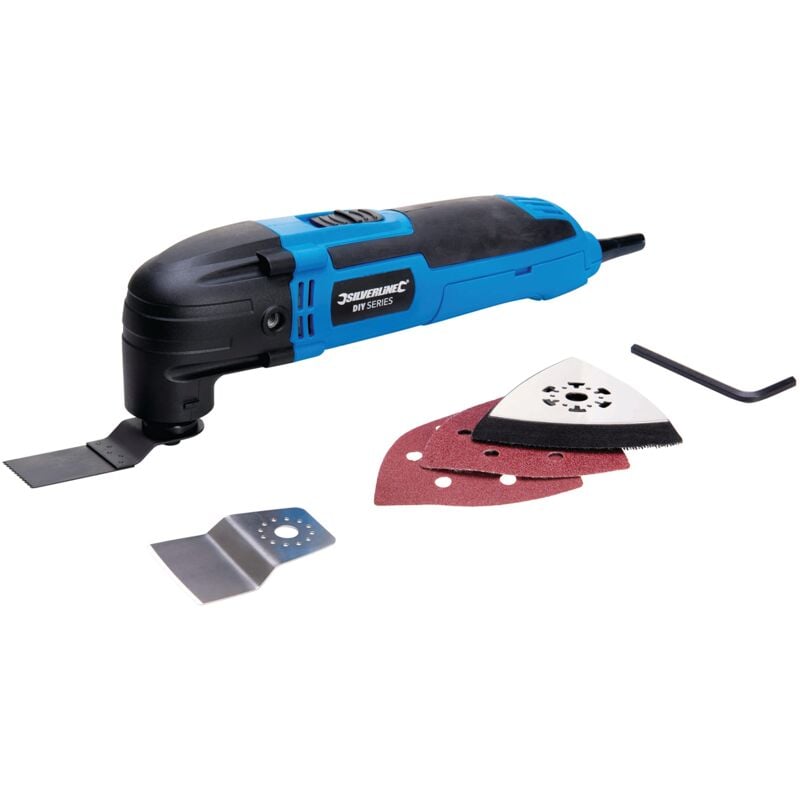 foto del prodotto silverline 430787 oszillierendes multifunzione, 300 w, 1 v
