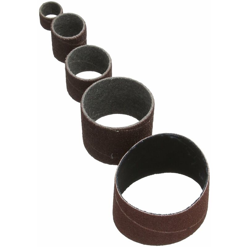 foto del prodotto silverline 675076 sanding sleeves 10 piece 80 grit