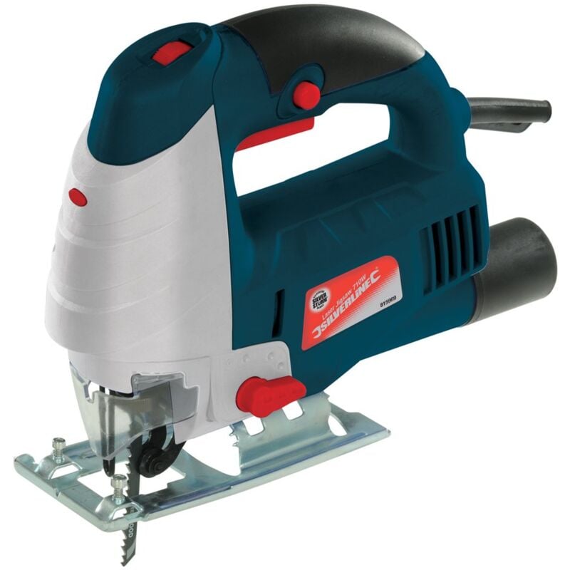 foto del prodotto silverline 815969 seghetto alternativo con laser, 80 mm, 710 w