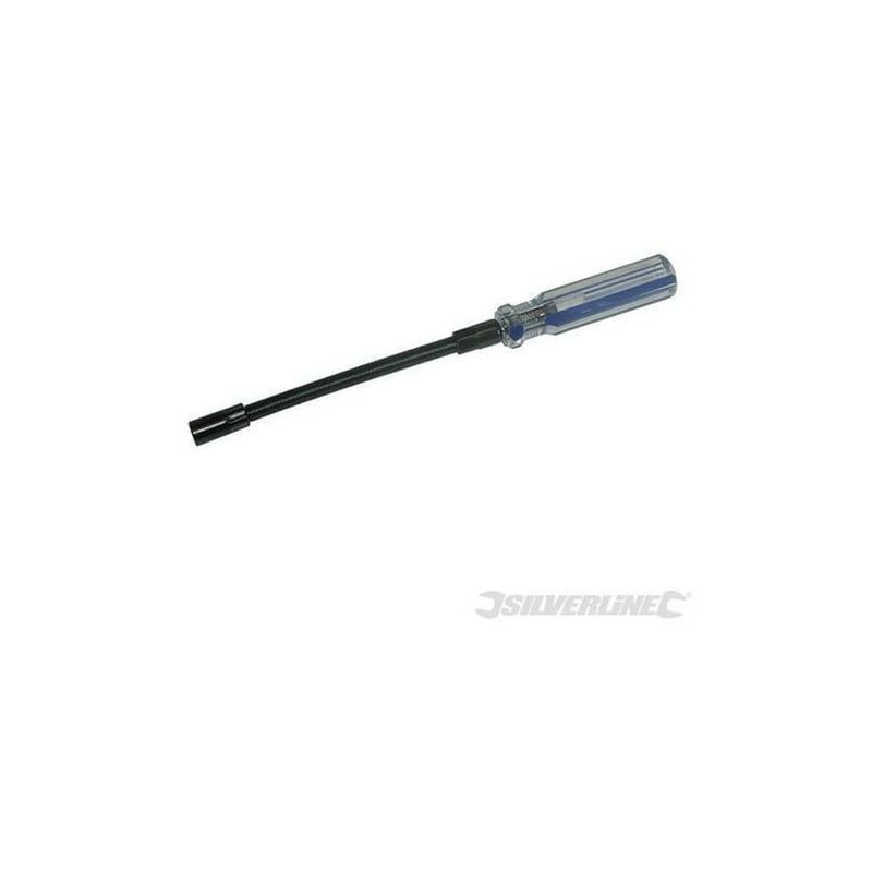 foto del prodotto silverline cacciavite a codolo flessibile per fascette di serraggio per tubi esagonale 7 mm