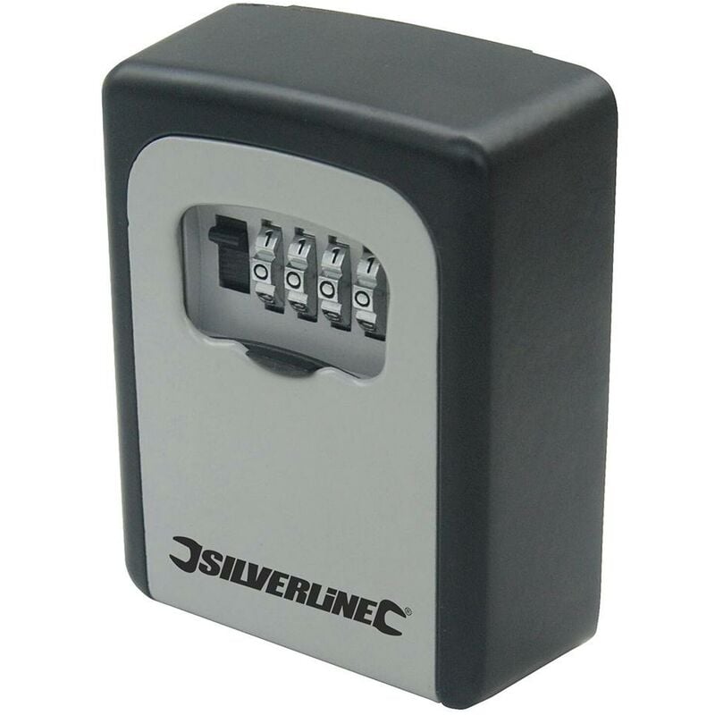 foto del prodotto silverline cassaforte a combinazione installabile a parete 121 x 83 x 40 mm