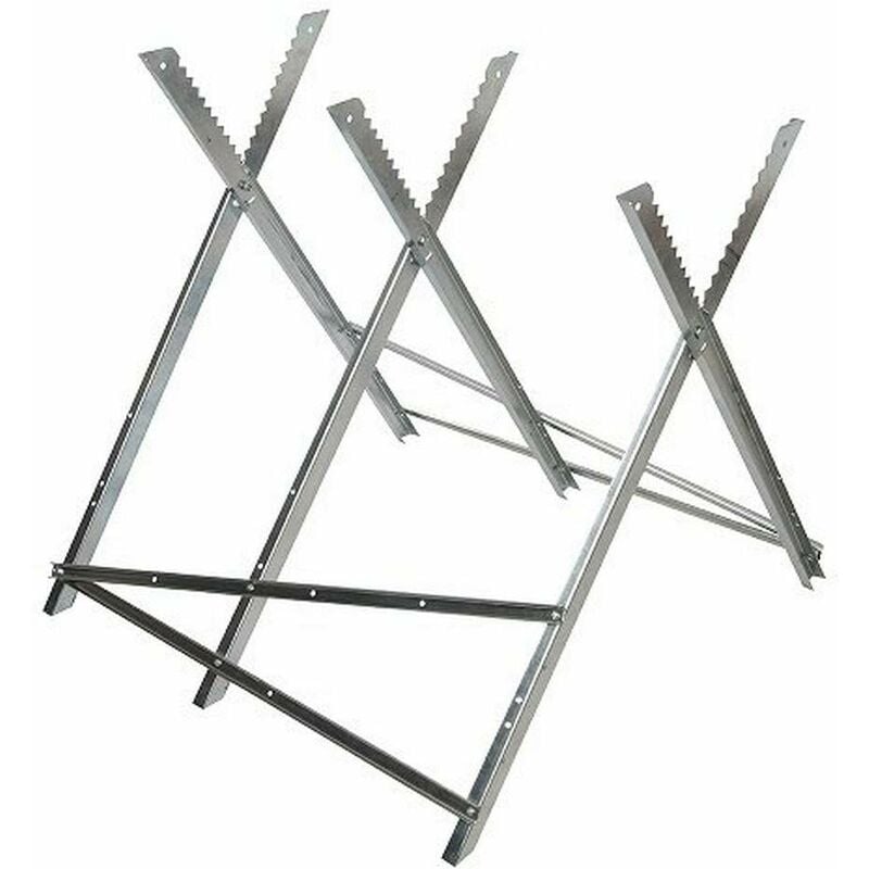 foto del prodotto silverline cavalletto taglialegna, 150 kg