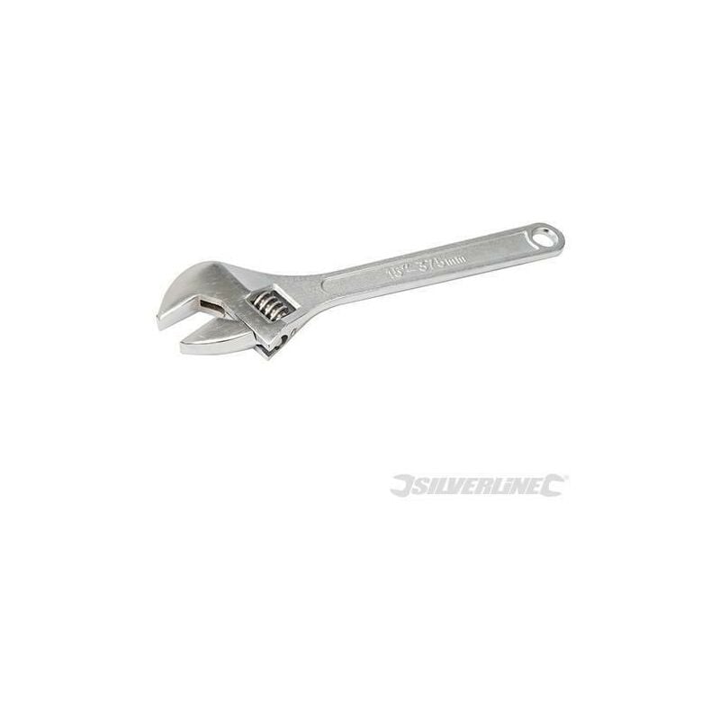 foto del prodotto silverline chiavi regolabili a rullino in acciaio ingegneria meccanica offerta 250 mm apertura 27 mm