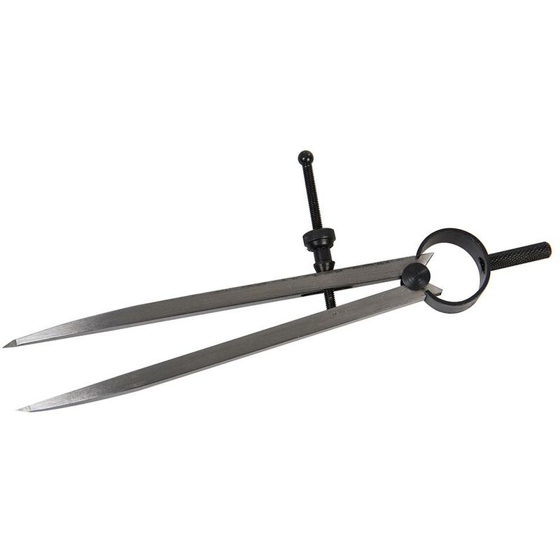 foto del prodotto silverline compasso a punte dritte estensione 150 mm