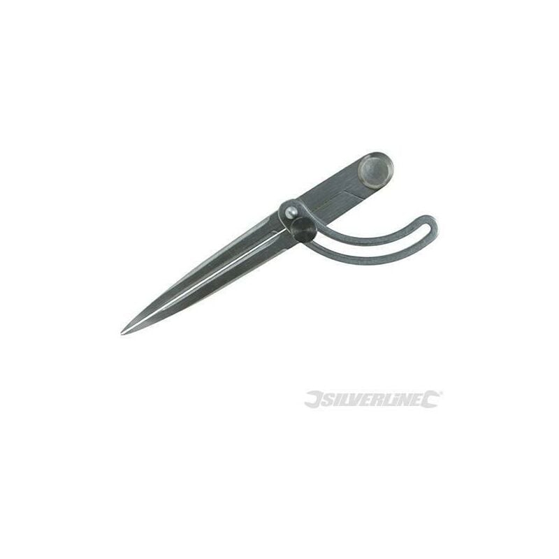foto del prodotto silverline compasso pinza regolazione separatore perni in acciaio 195 mm