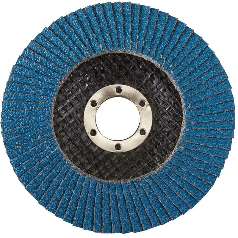 foto del prodotto silverline disco lamellare in zirconio 115 mm, grana 40