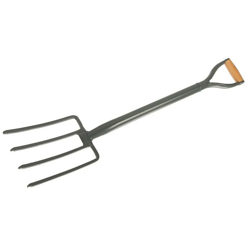 foto del prodotto silverline forca per scavare in acciao 990 mm