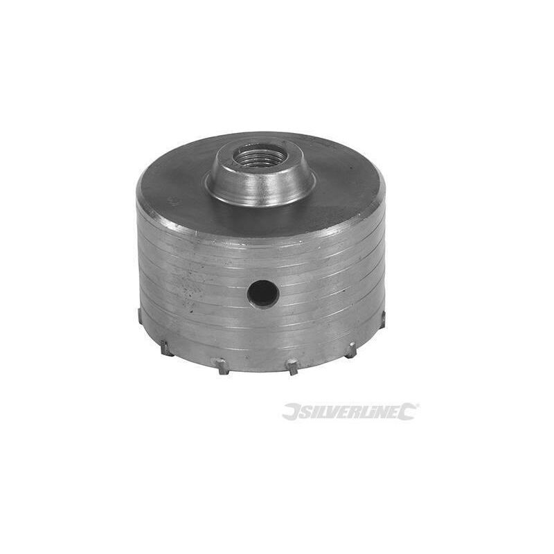 foto del prodotto silverline fresa carotatrice a tazza per muri in tct e acciaio robusto 595769 100 m