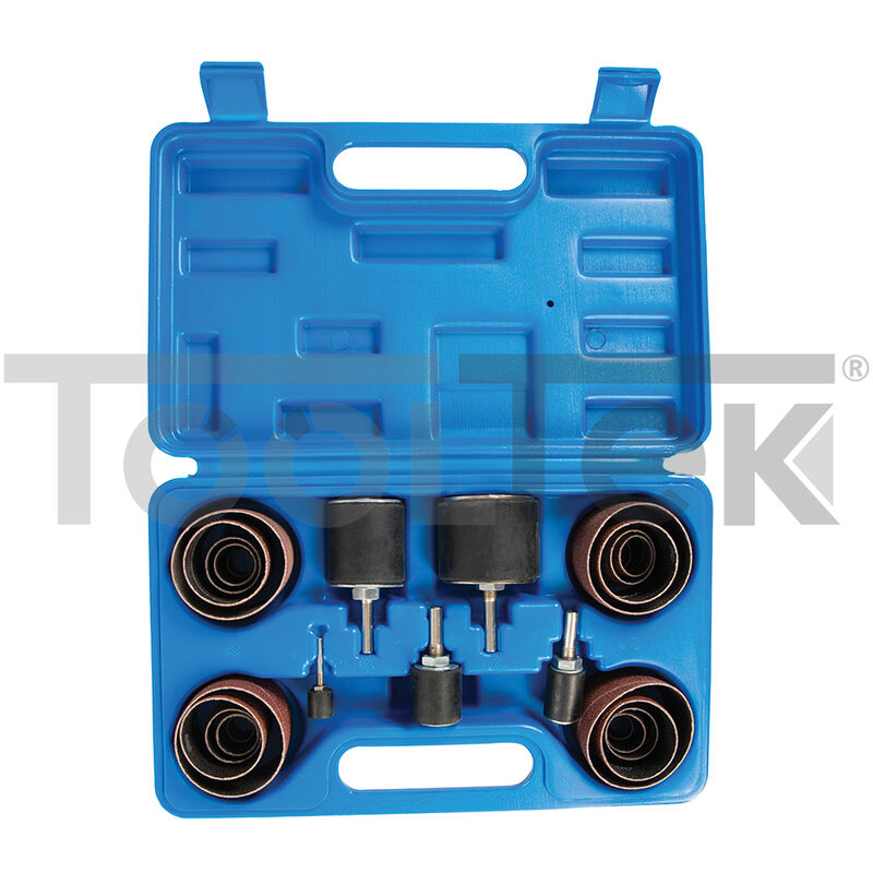 foto del prodotto silverline kit 25pz set per levigatura a tamburo 726040