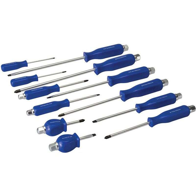 foto del prodotto silverline kit di cacciaviti da meccanico 12 p.zi 12 p.zi