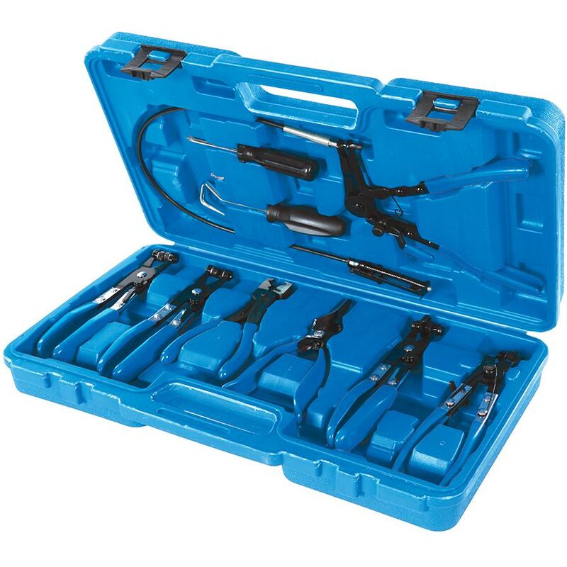 foto del prodotto silverline kit per rimuovere fascette stringitubo 9 p.zi 18 54 mm