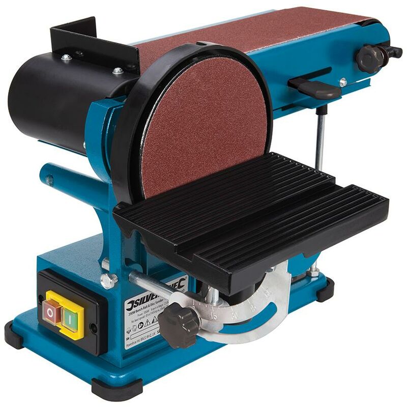 foto del prodotto silverline levigatrice a nastro e disco da 350 w 390 mm