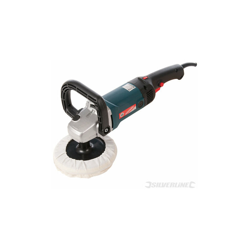 foto del prodotto silverline levigatrice angolare lucidatrice 180 mm carrozzeria lavoro 1500w giro lento