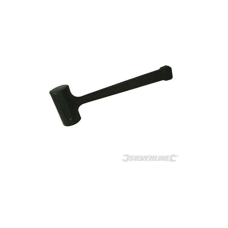 foto del prodotto silverline martello anti rimbalzo con impugnatura in acciaio rivestito in poliuretano 0,907g