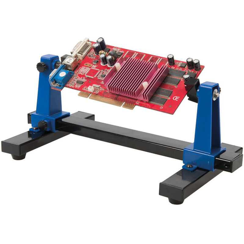 foto del prodotto silverline morsa reggischeda riparazione pcb inclinazione regolabile pcb 511032
