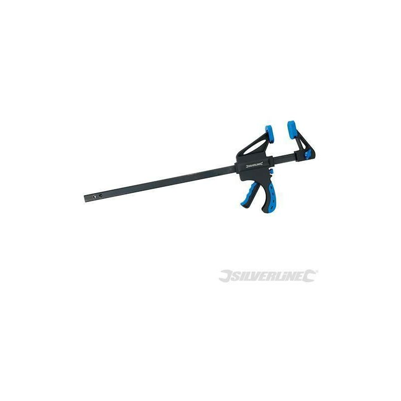 foto del prodotto silverline morsetti rapidi stringenti distanziatori a una mano 4 misure 300mm