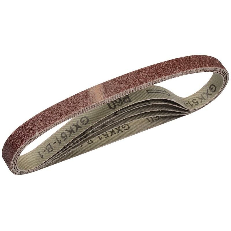 foto del prodotto silverline nastri abrasivi 13 x 457 mm 5 p.zi grana 60