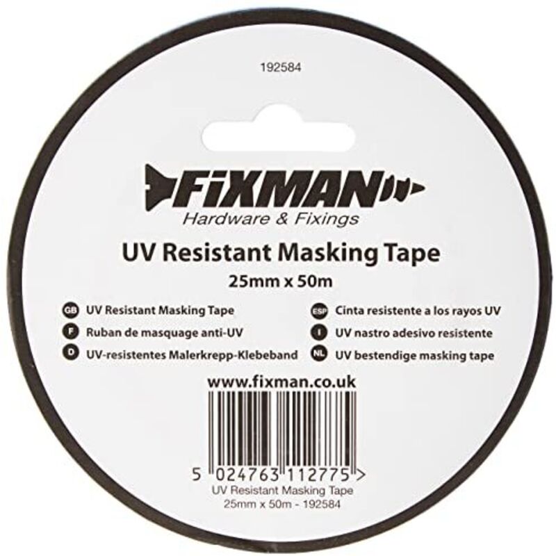 foto del prodotto silverline, nastro adesivo per mascheratura, 25 x 50 m - fixman