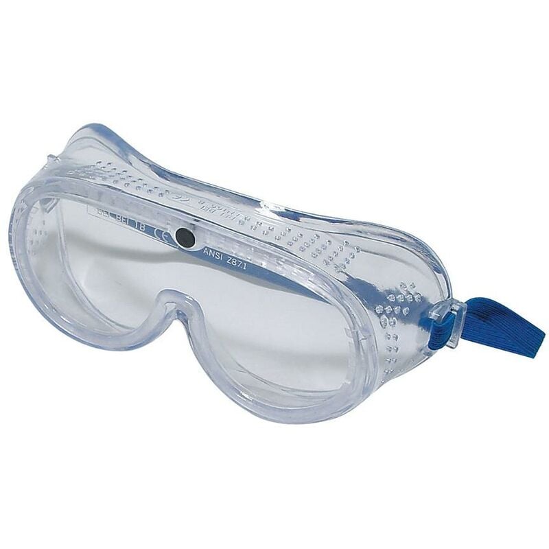 foto del prodotto silverline occhiali protettivi di sicurezza con ventilazione diretta ventilazione diretta trasparenti