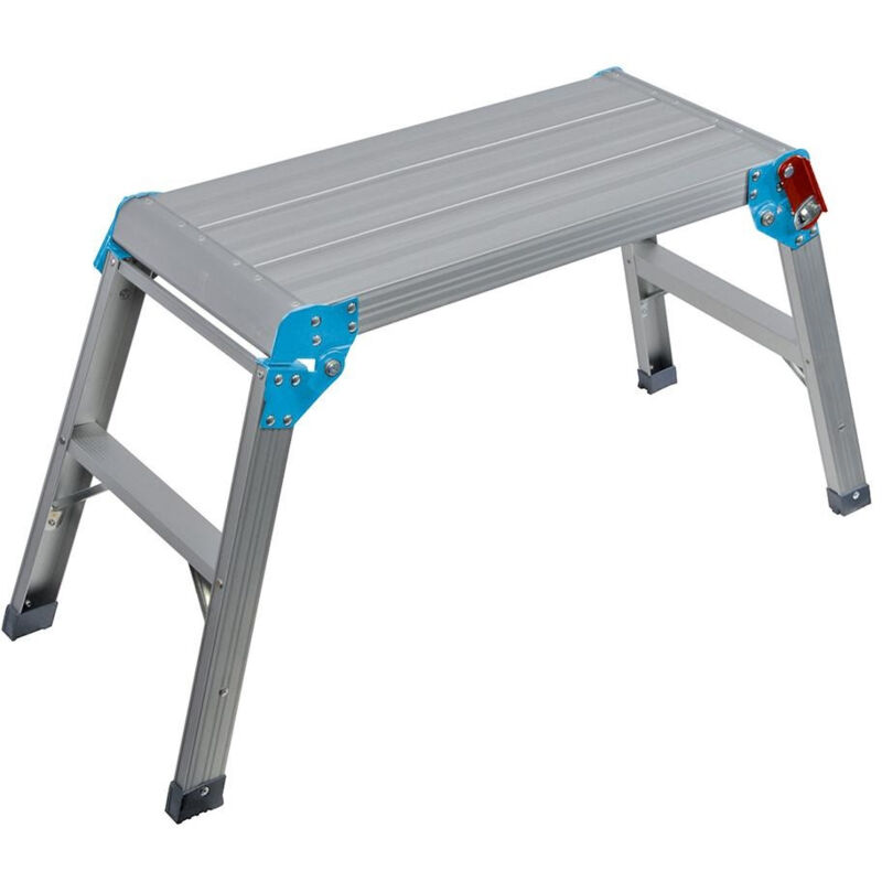 foto del prodotto silverline piattaforma in alluminio 910x415x500 mm