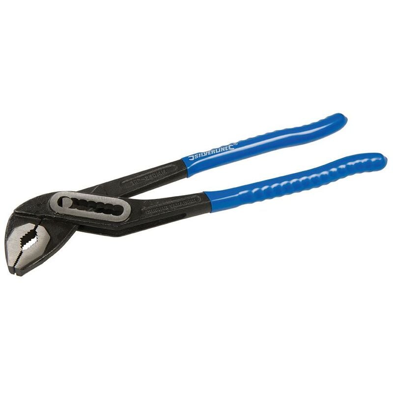 foto del prodotto silverline pinza per pompa d acqua con ganasce sottili lunghezza 250 mm ganasce 40 mm