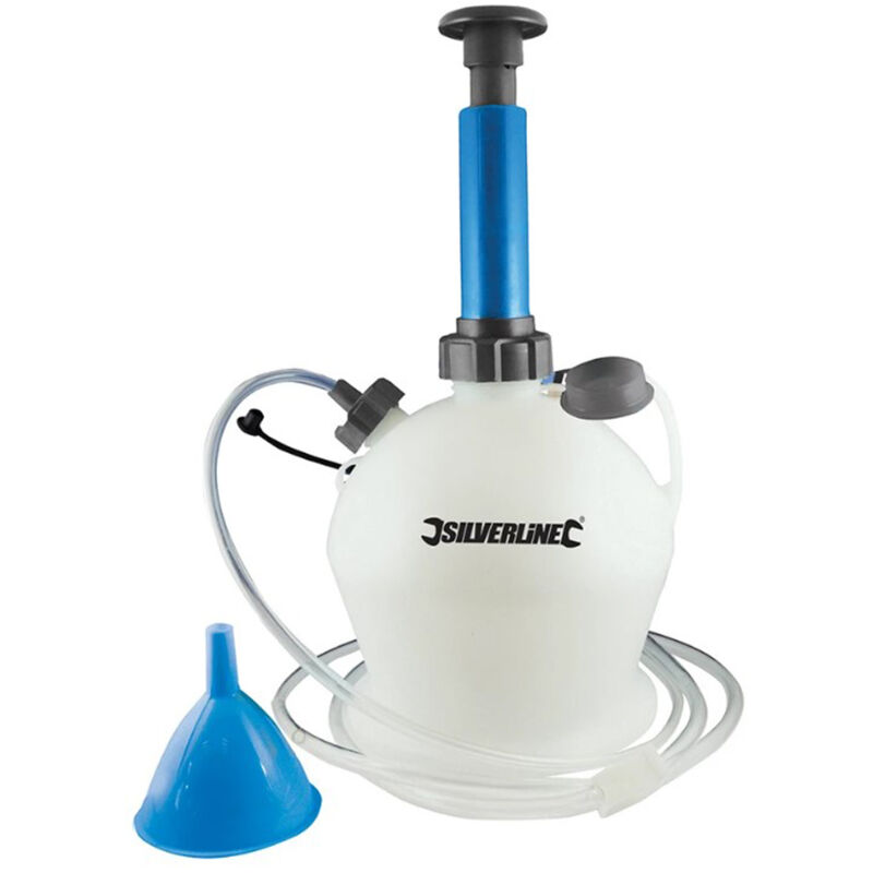 foto del prodotto silverline pompa manuale di estrazione olio e liquidi 4lt 104616