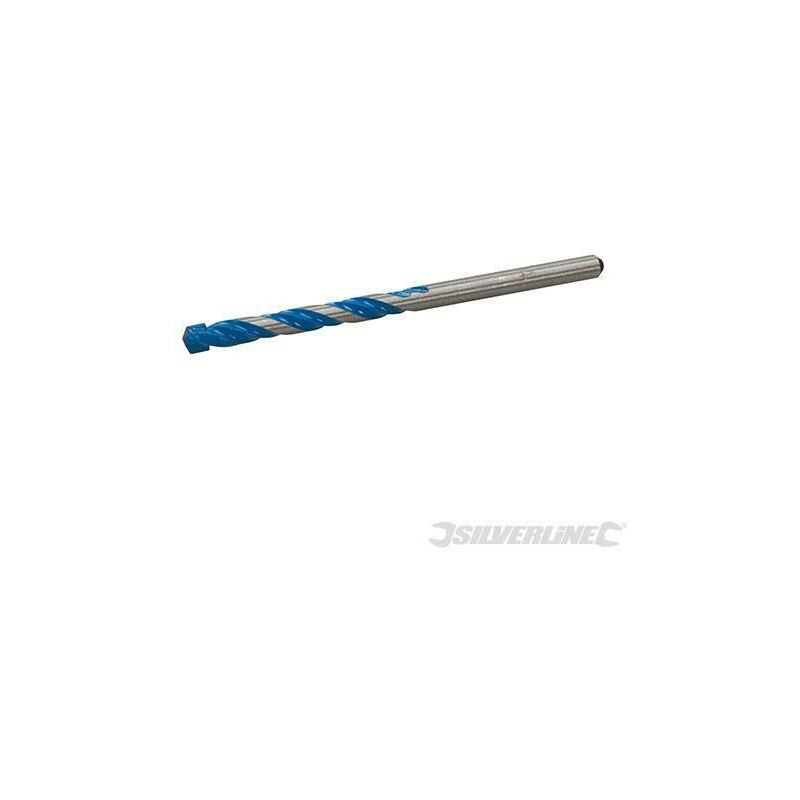 foto del prodotto silverline punta per trapano multiuso in acciaio, adatte a mura e altri materiali varie misure 7,0 x 100 mm