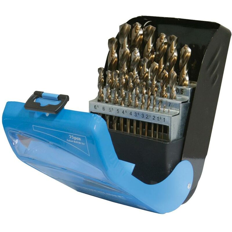 foto del prodotto silverline punte da trapano in cobalto 25 p.zi 1 13 mm