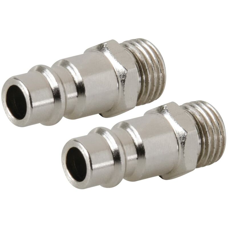 foto del prodotto silverline raccordo con fillettatura maschile bsp con attacco rapido euro 2 p.zi 237618 