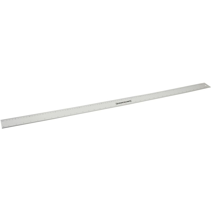 foto del prodotto silverline righello in alluminio, 1000 mm 731003 