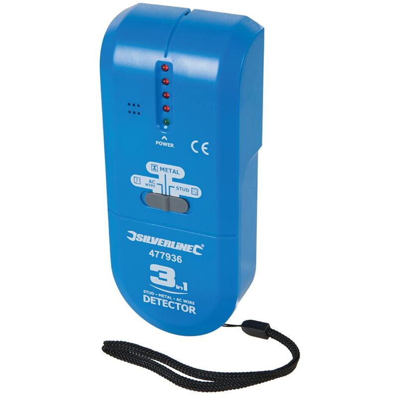 foto del prodotto silverline rivelatore 3 in 1 1 x batteria 9 v pp3 