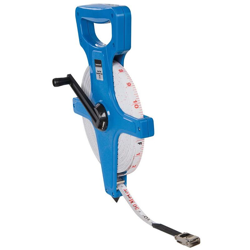 foto del prodotto silverline rotella metrica a bobina aperta 50 m 165 x 13 mm