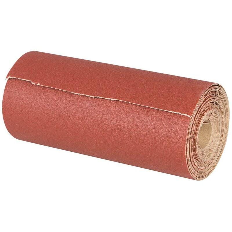 foto del prodotto silverline rotolo di carta abrasiva in ossido di alluminio 50 m grana 80 50 m