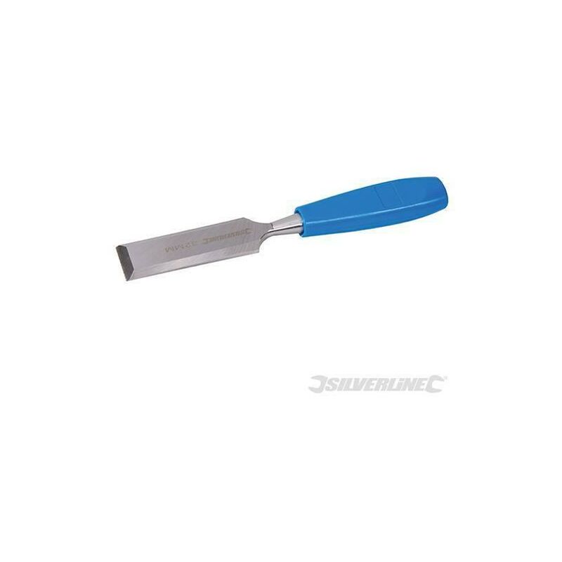 foto del prodotto silverline scalpelli per legno in acciaio manico rivestito in plastica 24 mm