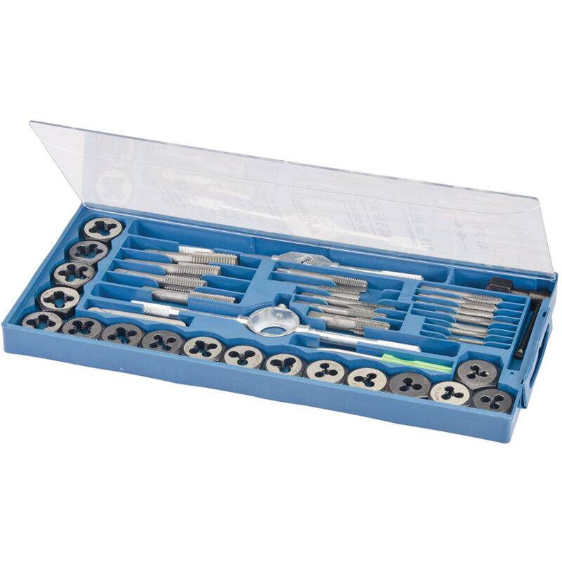 foto del prodotto silverline set di 40 matrici e maschi, maschi da 3 a 12