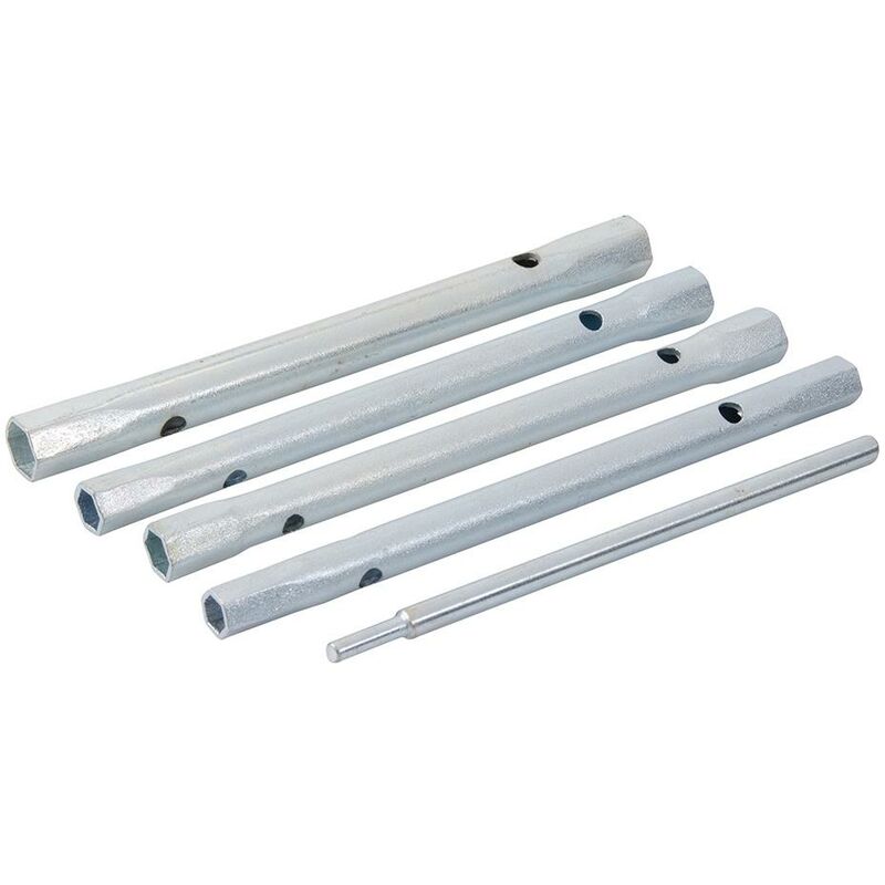foto del prodotto silverline set di giramaschi per dadi di rubinetti monoblocco 5 p.zi 8 9, 9 11, 10 11, 12 13 mm