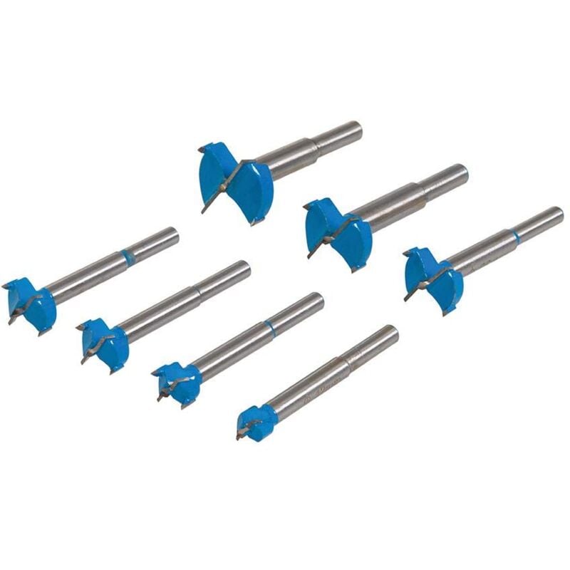 foto del prodotto silverline set di punte forstner, 7 pz. 12 35 mm 273203