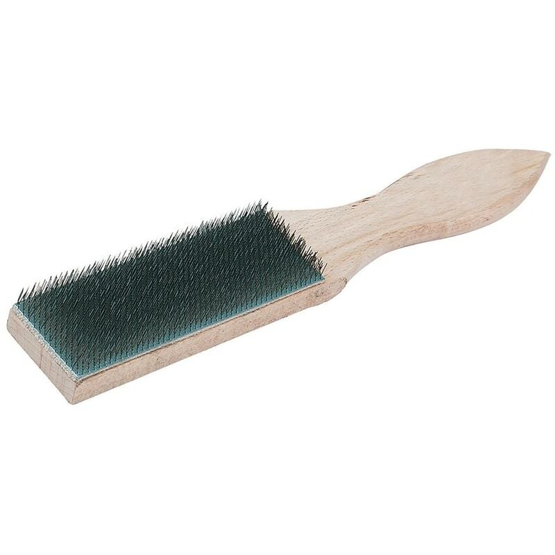 foto del prodotto silverline spazzola limata con manico in legno 40mm