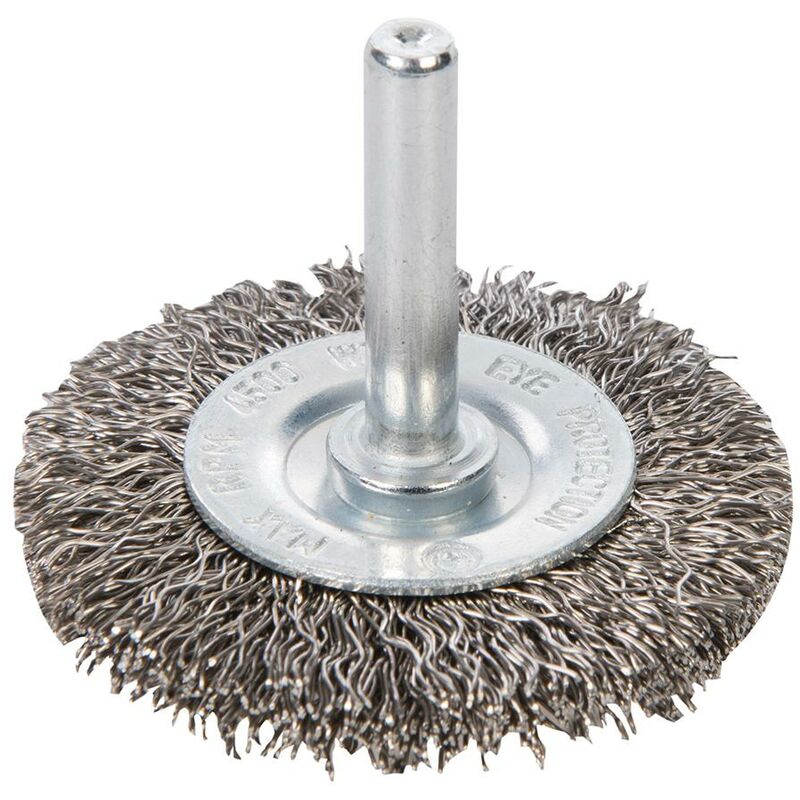 foto del prodotto silverline spazzola rotante a tazza in acciaio inossidabile 50 mm