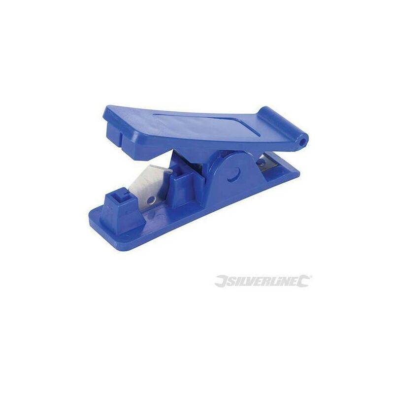 foto del prodotto silverline tagliatubi per tubi di plastica e di gomma taglierino lama acciaio