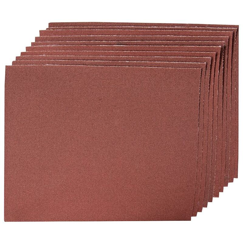 foto del prodotto silverline tela smeriglio 10pz 180 grana