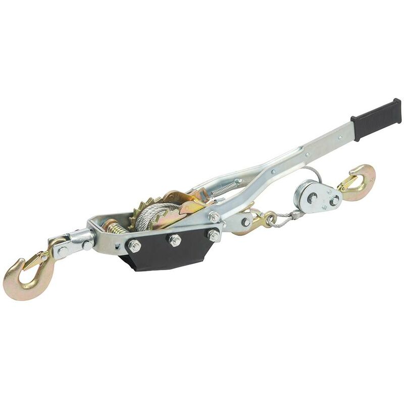 foto del prodotto silverline tiracavo manuale per impieghi gravosi 3500 kg 3 m di cavo