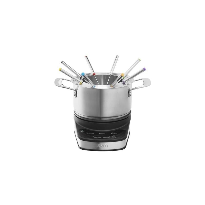 foto del prodotto simeo fonduta 1200w 8 forchette in acciaio inox fdi720