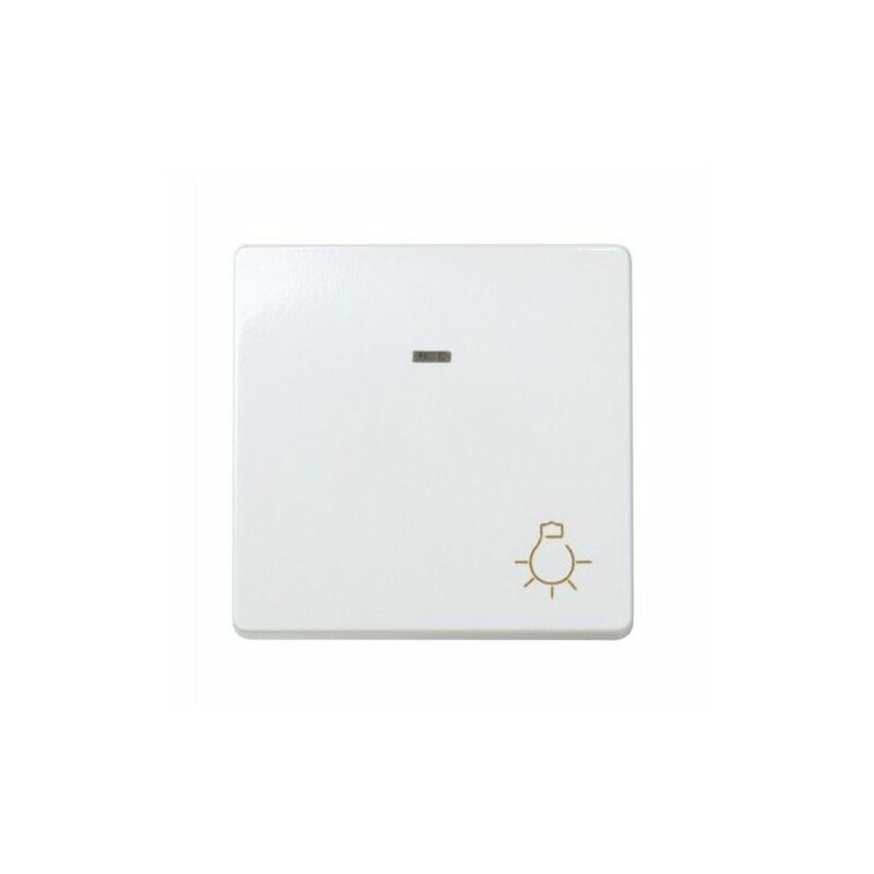 foto del prodotto simon 27 white 27161 65 pulsante luminoso a larghezza larga