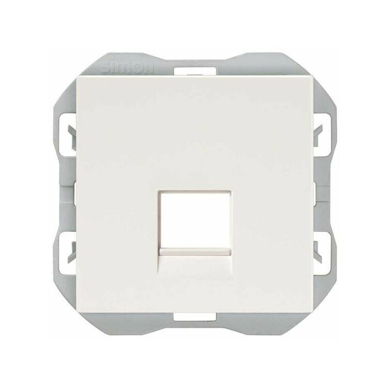 foto del prodotto simon 270 coperchio rj45 senza connettore bianco 20000087 090