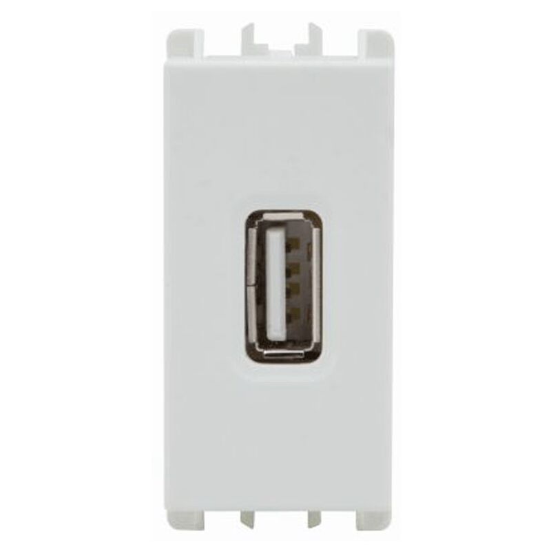 foto del prodotto simon urmet presa usb urmet simon nea 5v 2,1a colore bianco 10330.b