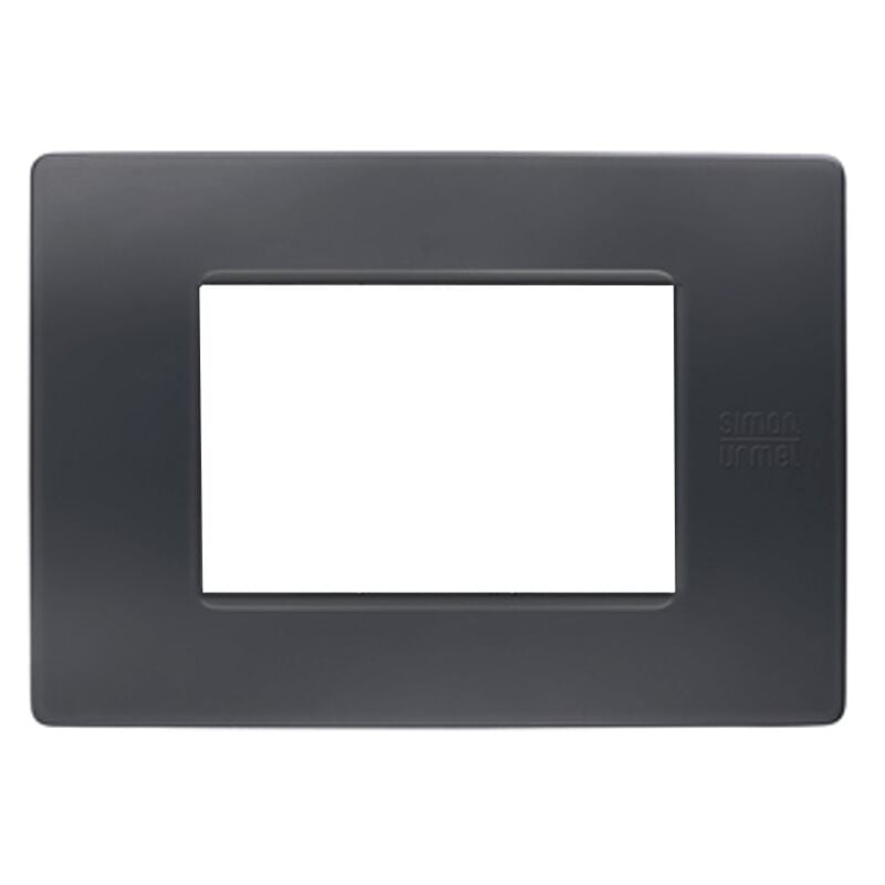 foto del prodotto simon urmet urmet simon nea flexa placca 3 moduli grigio antracite 11803.an